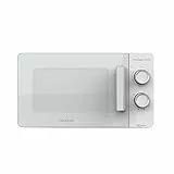 Cecotec Mikrowelle ProClean 3020, 20 Liter- Kapazität, Ready2Clean-Beschichtung, 700 Watt-Leistung, 6 Funktionsstufen, 30 Minuten-Timer, Auftauhmodus, Weiß