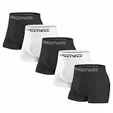 MEETWEE Herren Kompressionsshorts Boxershorts Männer Sport Unterhosen Retroshorts Men Unterwäsche Atmungsaktiv Weich 4/5/6 Pack