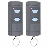 2 Stück Garagentor Handsender für HSE2-868, HSM4-868, HS4-868, Kompatibel mit Blue Buttons 868.3MHz Garage Fernbedienung, 2 Kanäle