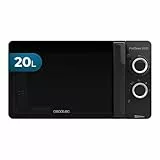 Cecotec ProClean 3030 - Mikrowelle, 20 l Kapazität, Ready2Clean-Beschichtung, 700 W, 6 Betriebsstufen, 30-Minuten-Timer, Abtaumodus, Farbe Schwarz