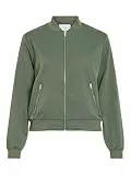 Vila Female Damen Bomberjacke mit Reißverschluss, leichte Übergangsjacke VIBUBBLE Reißverschluss