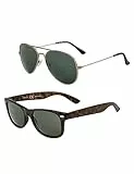 UrbanSky Sonnenbrille für Herren 2er-Pack, klassische Modelle (Earth)