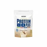 Weider - Protein 80 Plus - 4-Komponenten Protein Pulver - Hoher Proteingehalt mit 80% Eiweiß - Cremige Shakes mit Calcium & Vitamin B6-500g - Cookies & Cream