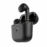Sennheiser ACCENTUM Open, kabellos - Kopfhörer mit Open Design, dynamischem Sound und Bluetooth 5.3, IPX4 Spritzwasserschutz, 28 Std. Akkulaufzeit und USB-C Ladecase - Schwarz