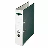 Centra 220120 Standard-Ordner (grauappe RC, mit Wolkenmarmor-Papier-Kaschierung, A4, 8 cm Rückenbreite) weiß, Single