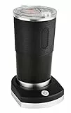 Team Kalorik TKG TMUG 1000 elektrischer Thermobecher und Reisewasserkocher, Regelbare Temperatur, Schnurlos, 380 ml, Silikongrifffläche, 600 W, Schwarz, TKG TMUG 1000 B G