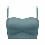 5er Damen Komfort Bustier Schlaf BH ohne Bügel nahtlos Soft Bra Bralette ohne Buegel Nahtloser Sport BHS Bequem Seamless Tshirt Bügellose BHS für Damen doppellagigen Cups unsichtbar unter der Kleidung