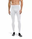FALKE Herren Baselayer-Hose Warm Long M Ti Funktionsmaterial schnelltrocknend 1 Stück, Weiß White 2860, M