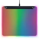 Razer Firefly V2 Pro - RGB-hintergrundbeleuchtete Gaming-Mausmatte - integrierter USB-Anschluss (15-Zonen-LED-Beleuchtung, mikrogeätzte Oberfläche für optimales Tracking, USB-C Kabel) Schwarz