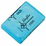 Läufer 20 x Knet-Radierer 46x32x10,5mm blau