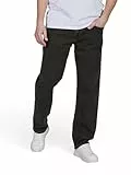 Cross Jeans Herren Stretch Comfort/Relaxed Fit Antonio Jeanshose Hose Denim, Länge:34L, Farbe:Black (E 161-163), Weite:38W