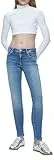 LTB Jeans Fallon 100 Damen-Jeans in Blau Mid Rise hergestellt aus Baumwollmischung, Größe 34, 32