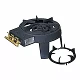 SANTOS Power Wokbrenner – 11 kW Wok-Kocher aus Gusseisen mit Wokring & Flachring – Gaskocher für Outdoor-Küche, Garten, Camping & BBQ