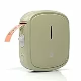 prt Etikettiergerät Bluetooth Etikettendrucker, USB Wiederaufladbar Beschriftungsgerät Selbstklebend, Tragbarer Mini Ettiketiergerät Labeldrucker für Zuhause, Büro, Datum, Labelmaker für iOS&Android