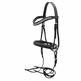 PFIFF 103111 Hobby Horsing Spieltrense gebisslose Trense für Hobby Horse Spielpferd Plüsch-Pferd, Schwarz