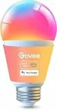 Govee Smart Glühbirne E27, 1000LM RGBWW Led Lamp App dimmbar, Wi-Fi & Bluetooth Smart Bulbs 9W, 54 Szenen, 16 Millionen DIY-Farben, Kompatibel mit Alexa & Google Assistant, 1 Stück