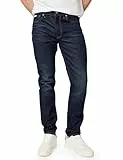 Calvin Klein Herren Jeans Hose Slim Taper Mid Waist, Blau (Sapphire Tango), 32W/32L