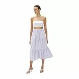 Koton Women Drawstring Tiered Midi Skirt