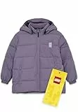 Kabooki LEGO® Winterjacke Mädchen - Winddichte und warme Jacke mit synthetischen Daunen | Wasserabweisende Oberfläche und 3M-Reflektoren | Ideal für kalte Tage
