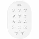 ABUS Bedienteil für die Funk-Alarmanlage Smartvest Pro - zur Bedienung der Einbruchmelder der Alarmanlage - klares LED-Feedback, auf Wunsch auch akustisch - Zusatz-Tasten für Panik-Alarm - weiß