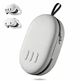 ZOZOVR Tragetasche für Meta Quest 3S/3, kompatibel mit Battery Elite Strap, Controllern und anderem Zubehör, Hartschalenetui mit hervorragendem Schutz für Reisen Grau