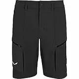 Salewa Puez Durastretch Cargo Shorts Herren, Schwarz, L