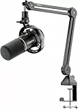 MAONO PD200W Hybrid Wireless Podcast Mikrofon für PC, XLR-USB-Dynamische Mikrofon-Set mit Arm, Software, Geräuschunterdrückung, für Aufnahmen, Streaming, Inhaltserstellung, Heimstudio, Voiceover