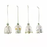 Villeroy & Boch New Flower Bells Ornamente-Set, 4tlg
