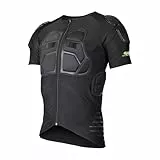 O'Neal Protektoren-Shirt Motocross Enduro Motorrad Elastisch leichte Protektorenjacke, Schwarz M