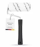 Kolorat® Farbroller Wandfarbe – 18cm gepolsterte Rolle – ideal für professionelle Ergebnisse und glatte Oberflächen – fusselfrei, strapazierfähig & spritzarm