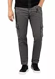 Timezone Herren Almindelig Bentz Freizeithose, Charcoal Grey, 29W / 30L EU