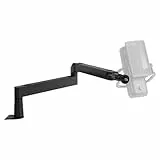 Elgato Wave Mic Arm LP - Premium Low Profile Mikrofonarm mit Kabelkanälen für einen sauberen Arbeitsplatz, Tischklemme, vielseitig, voll einstellbar, ideal für Podcast, Streaming, Gaming, Home Office
