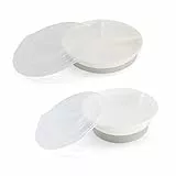 Twistshake Babygeschirr-Set | Geteilter Babyteller + Babyschale | BPA-freier Baby-Futterteller und -napf | Ernährungstrainingsset für Kinder | Weiß
