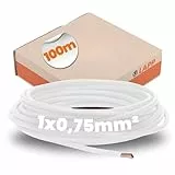 Lapp Kabel PVC Leitung H05V-K 1 x 0,75mm² 100m Weiß