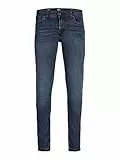 JACK & JONES Herren Slim Fit Jeans Glenn Skinny Tapered JJI Glenn ORIGINAL AM, Farben:Dunkelblau-2, Größe Jeans:32W / 32L