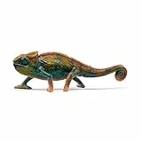 SCHLEICH WILD Life | Chamäleon 14858 | detailgetreue Tierfiguren | Zoo Spielzeug Jungen und Mädchen | Deko für Geburtstag | Spielfigur ab 3 Jahren | 10 x 3 x 5 cm
