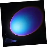 Tofficu Mini Roboter Sunset Lamp mit Rainbow Wiederaufladbares Projection Light Stimmungslicht für Fotografie Wohnraumbeleuchtung für Schlafzimmer Bar Geschenkidee