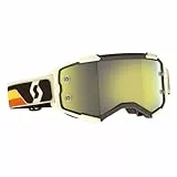 Scott Fury MX Goggle Cross/MTB Brille beige/braun/gelb Chrom Works