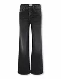KIDS ONLY Mädchen Kogjuicy Life Wide Leg DNM Dcc369 Noos Hose, Washed Black, 152 EU
