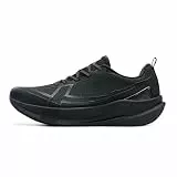 XTEP Laufschuhe Herren Profi, 2,000KM, 70% Dämpfung Gedämpft Cushioning, DIN 18mm³ Abriebfest, rutschfest mit 3mm CPU-Laufsohle, Leichte Wettkampf Joggingschuhe, Atmungsaktiv, Schwarz, 43.5
