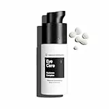 Eye Care – 15ml Augencreme mit Hyaluron – Eye Cream mit Hyaluronsäure, Koffein, Aprikosenkernöl & Spirulina – Anti Aging gegen Augenringe – 100% Naturkosmetik, vegan, Parfümfrei