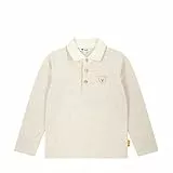 Steiff Jungen Poloshirt Langarm, Sesame, 104 cm