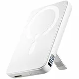 Powerbank für Magsafe, 12000mAh Kabelloses Power Bank mit 22.5W PD USB-A Ausgabe, Magnetische Externe Handyakkus mit LED-Anzeige, Typ-C Eingang & Ausgang für iPhone 17/16/15/14/13/12/Pro/Pro Max