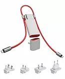 SHARGE Pouch 3-in-1 Powerbank PD 40W Schnellladung 10000 mAh Tragbares Ladegerät mit Rotem Kabel SUPERVOOC 55W 36Wh Akkupack für iPhone 16/OnePlus 12/11/Open/Nord-Serie