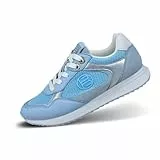 BAGATT TT Damen Low-Top Sneaker, Frauen Schnürer,schnürschuhe,Freizeitschuhe,Schnuerschuhe,Schnuerer,Low-tie,Light Blue/Silver (4213),39 EU/EU UK