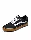 Vans Herren Brooklyn LS Turnschuhe Black and Gum 46 EU
