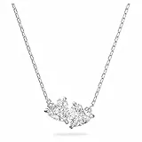 Swarovski Mesmera Soul Halskette, Herz, Weiss, Rhodiniert