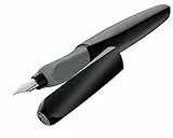 Pelikan 946806 Füller Twist in Faltschachtel, universell für Rechts- und Linkshänder, Feder M, schwarz (Schwarz)