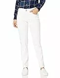 Democracy Damen Ab Solution Straight Leg Jeans, Optic White, 36