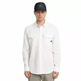 G-STAR Herren Marine Slim Hemd, Beige (Milk gd D24963-D454-C073), S